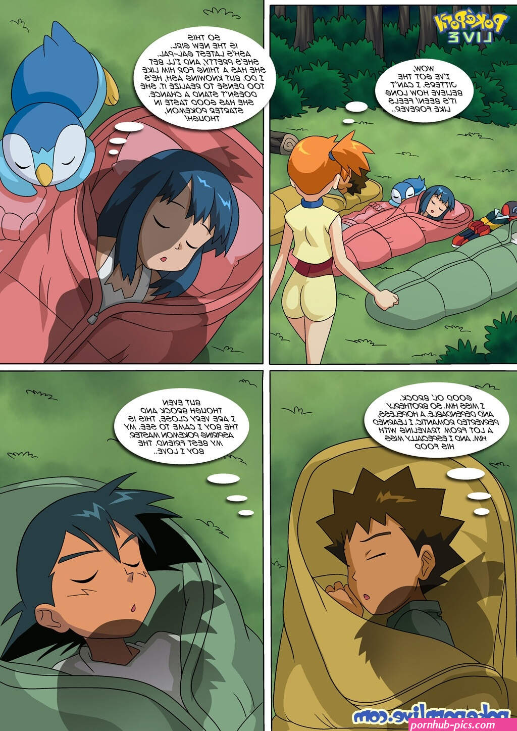 misty with big tits fuckig ash henti comic