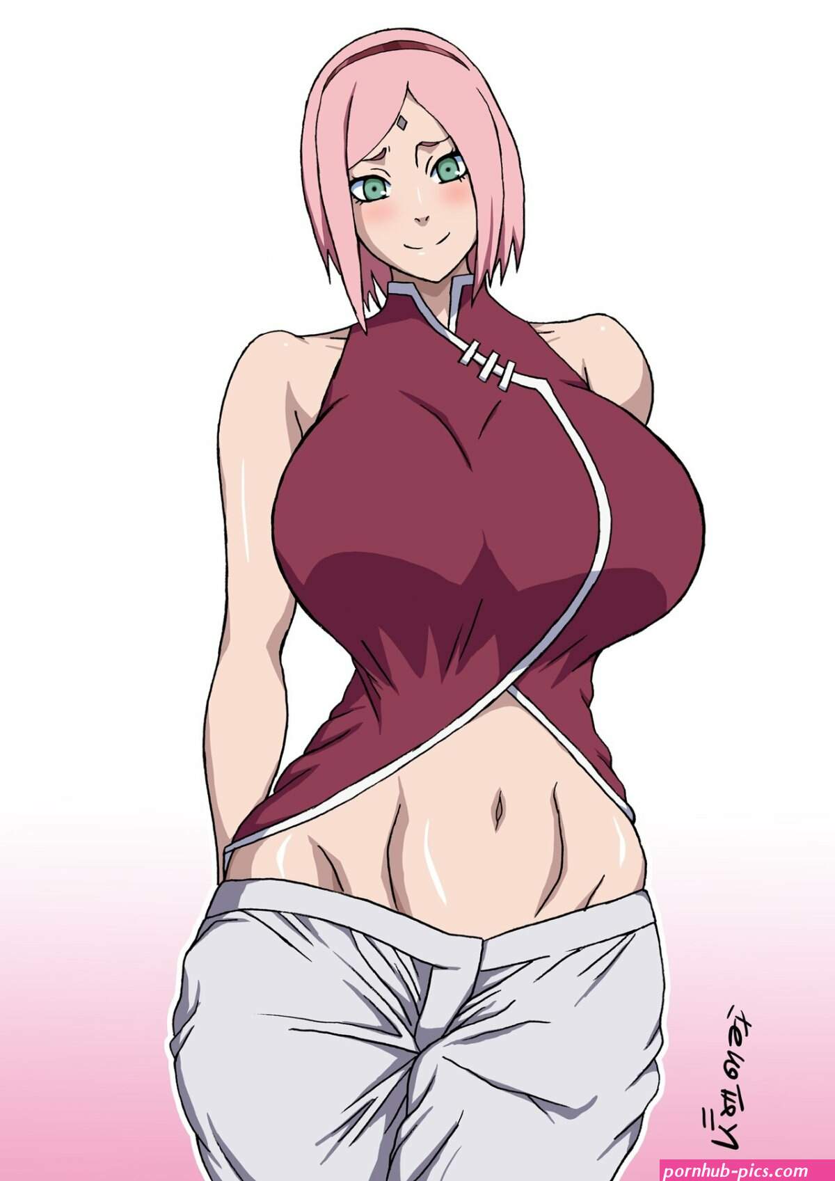 hinata and tsunade boobs