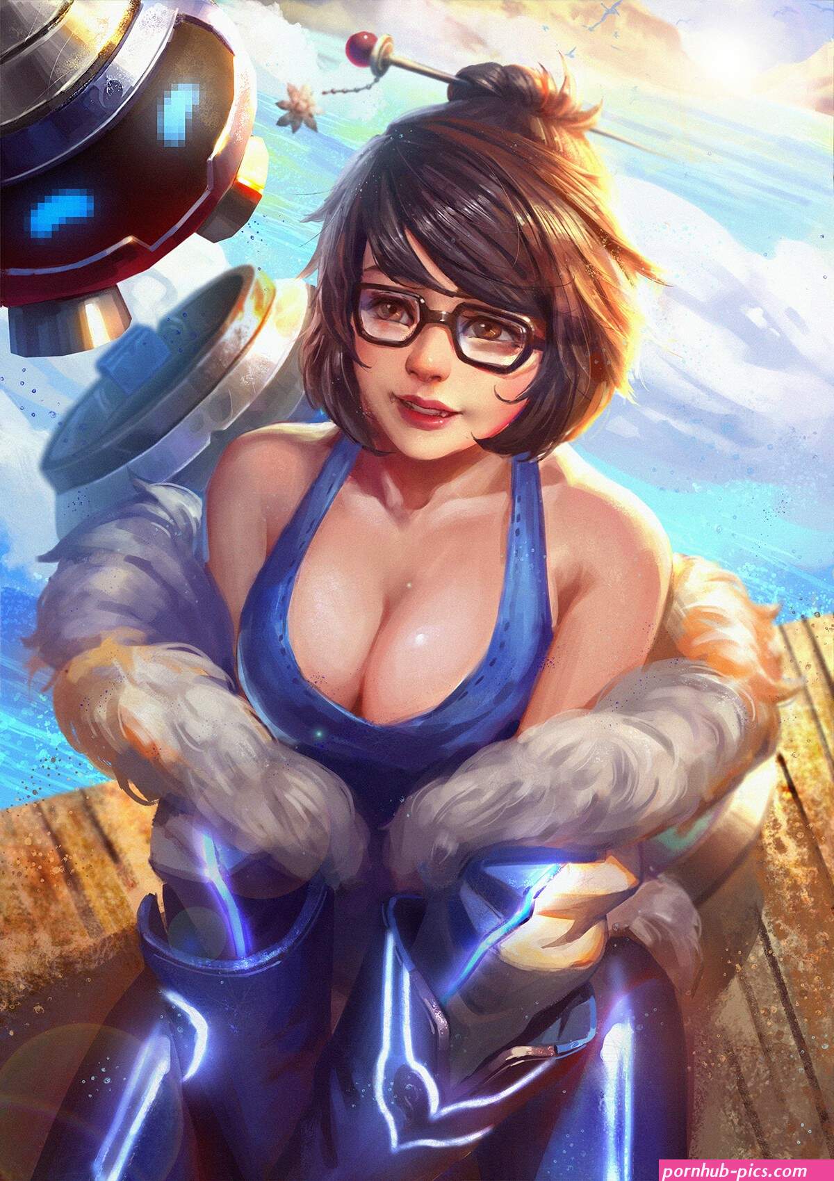 overwatch mei big boobs