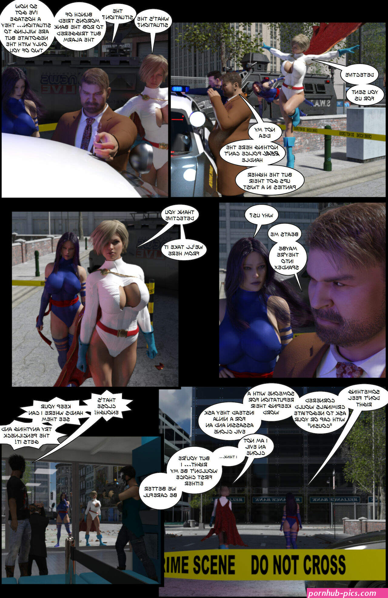 superheroine hentai