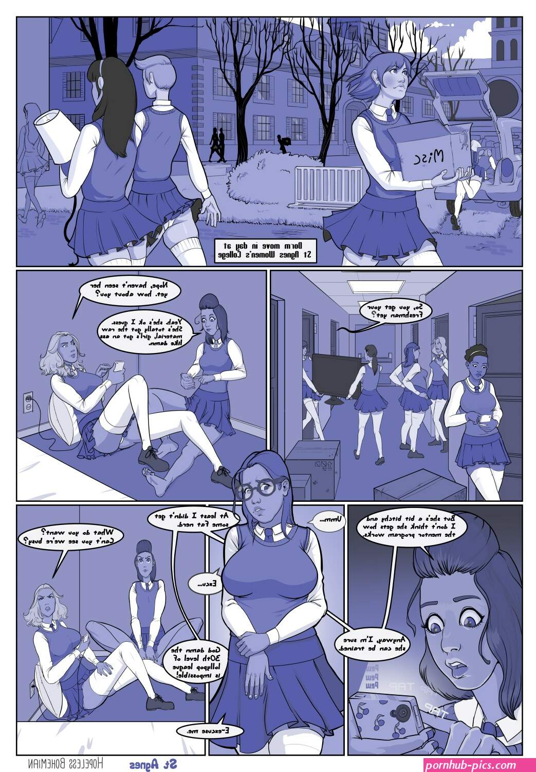 lesbian comic porn