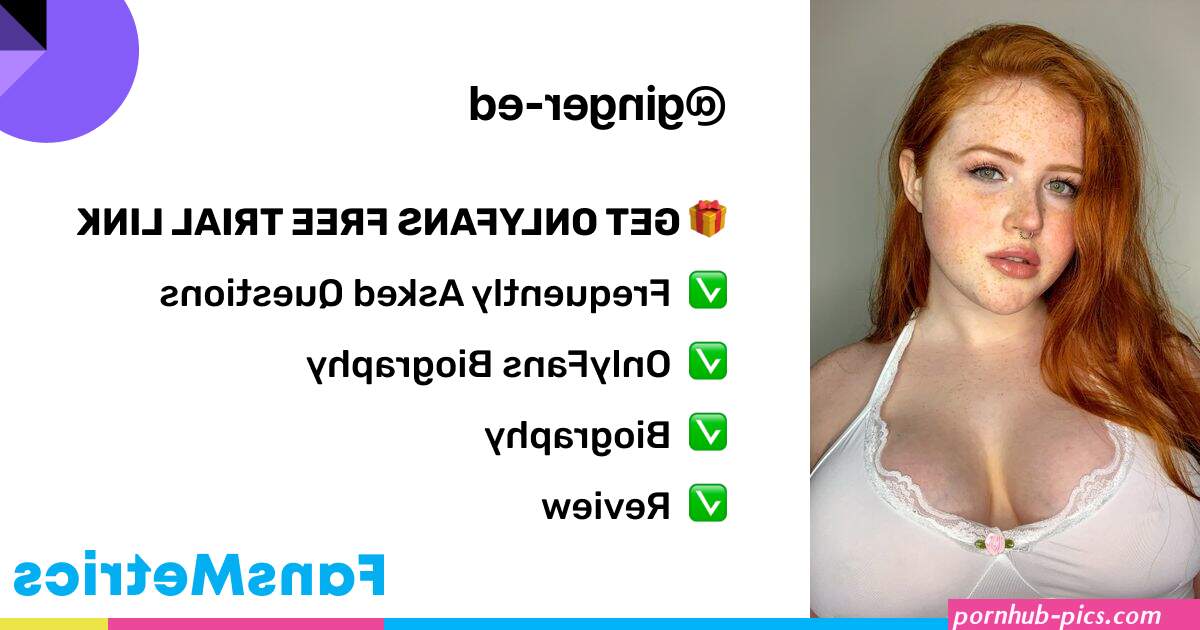 onlyfans ginger-ed porn