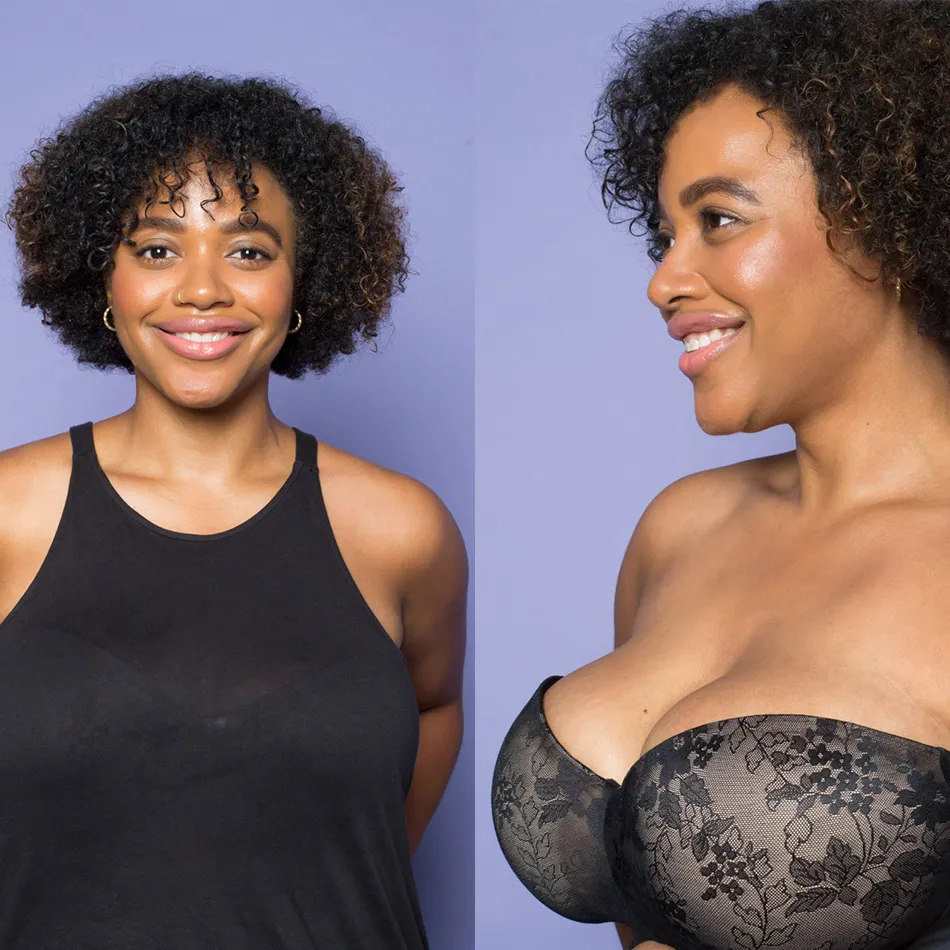 curvy cleavage boobs slip pics