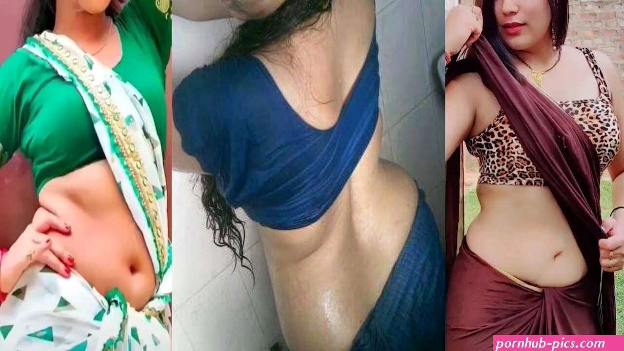 sexy boob in sari