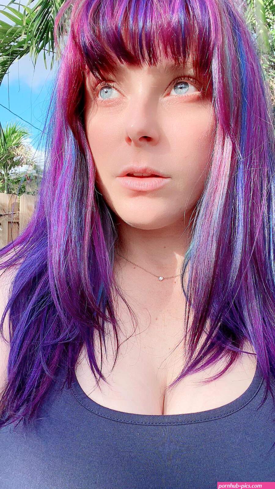 penny pax blue hair