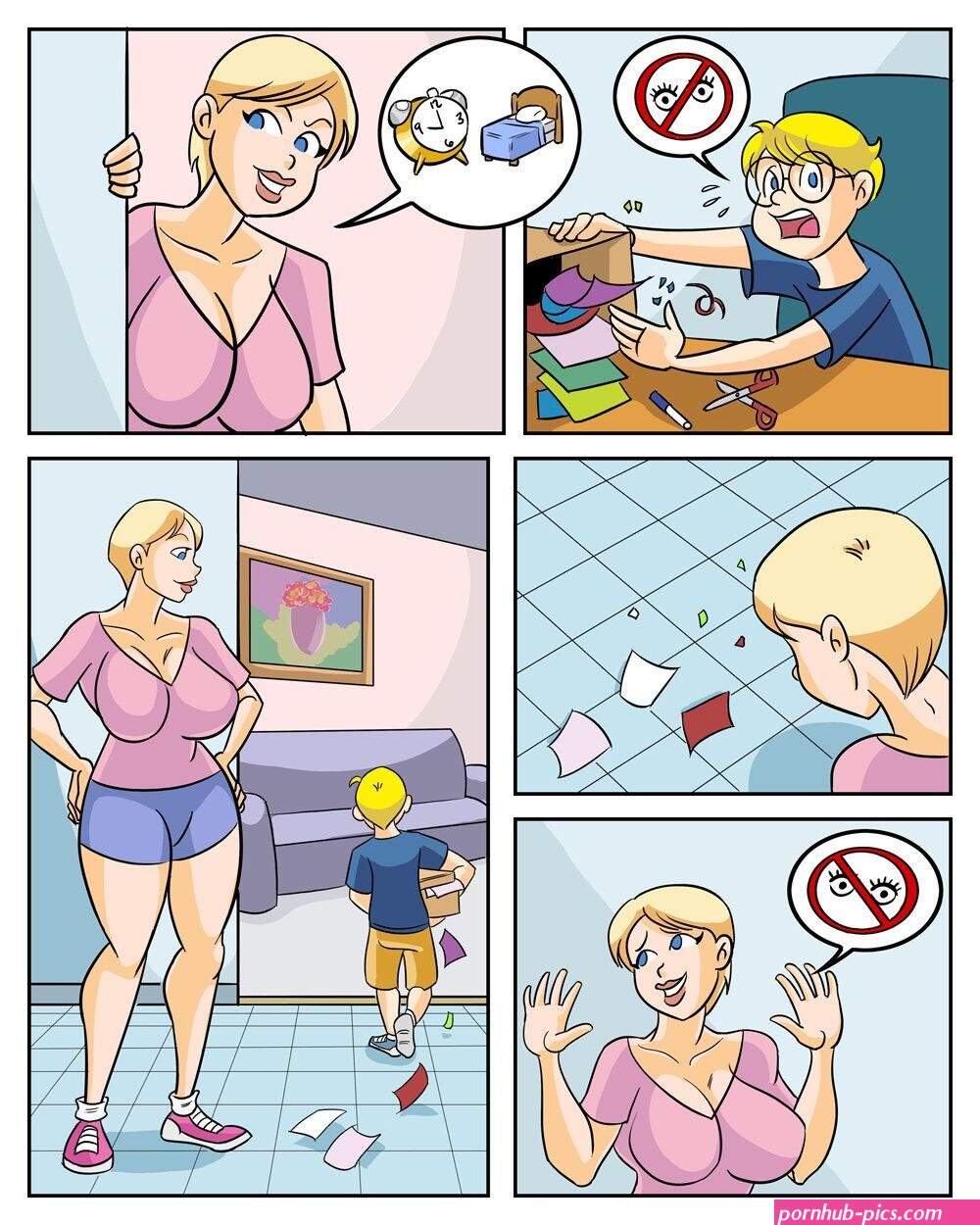 cartoon mom and son sex comic