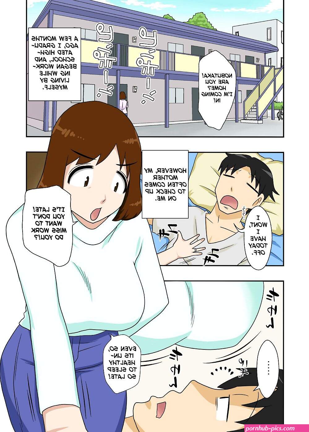 cartoon mom and son sex comic