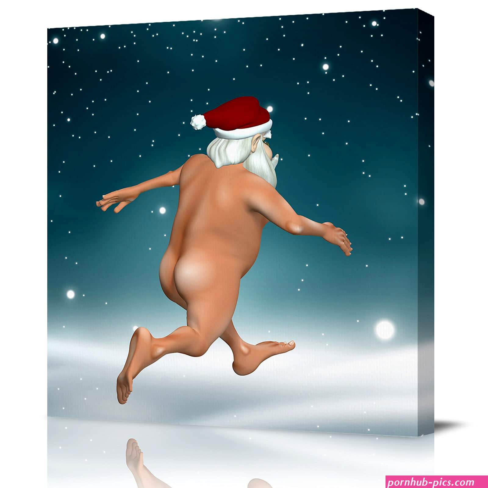 naked santa
