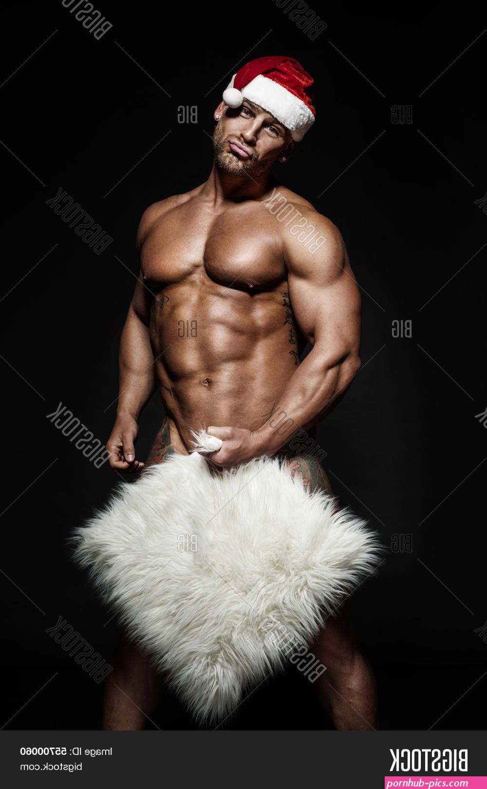naked santa