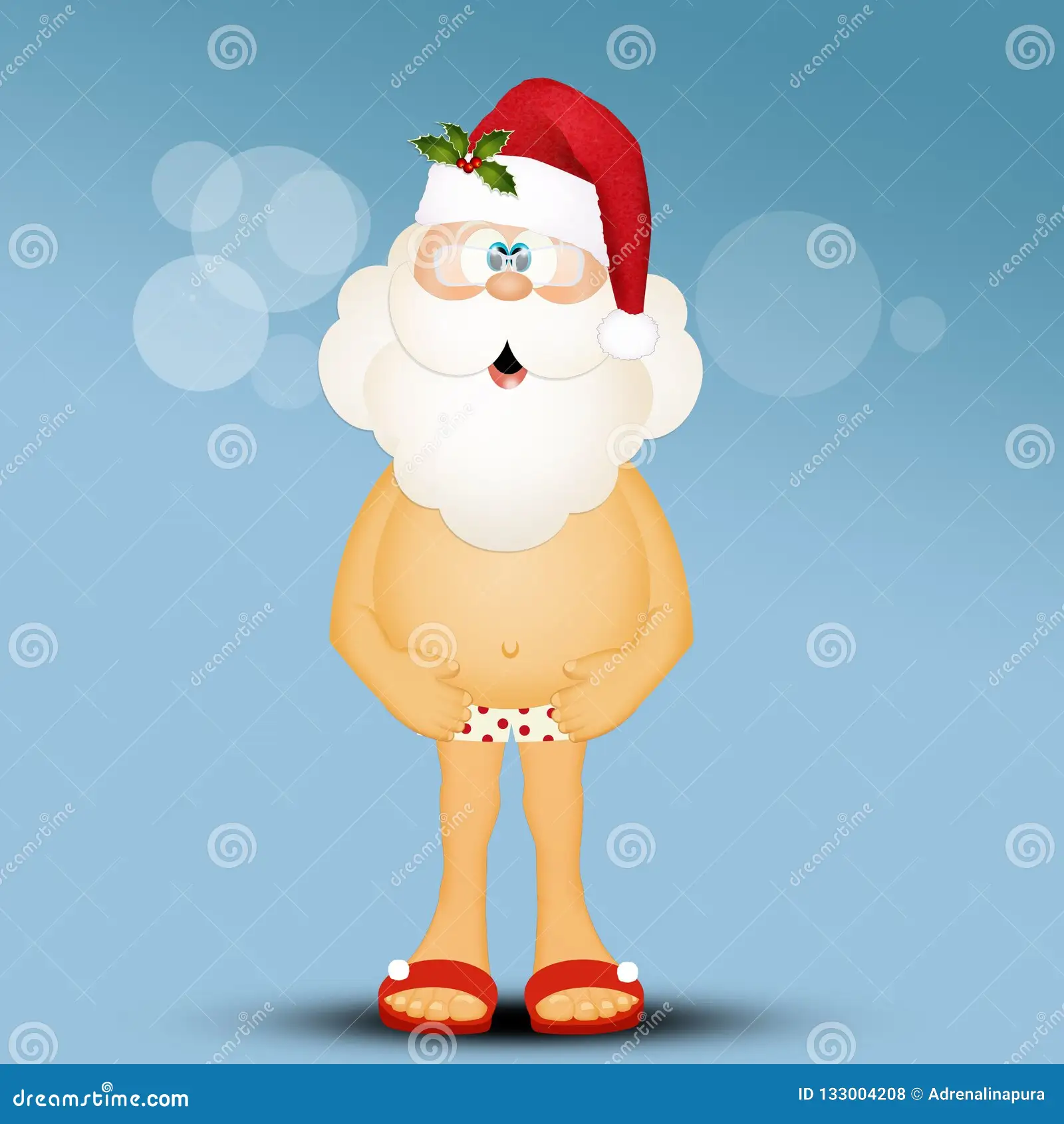 naked santa