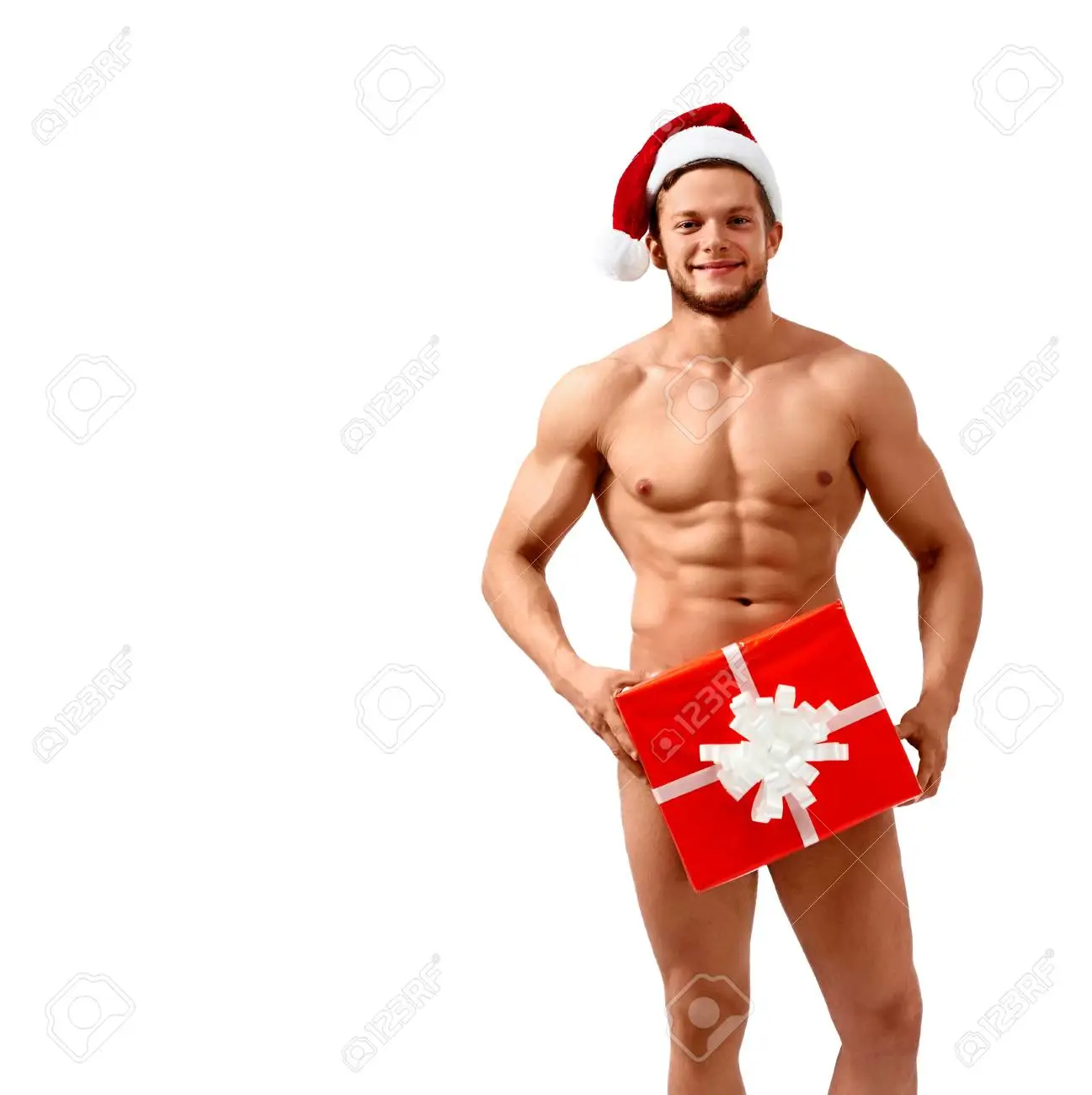 naked santa