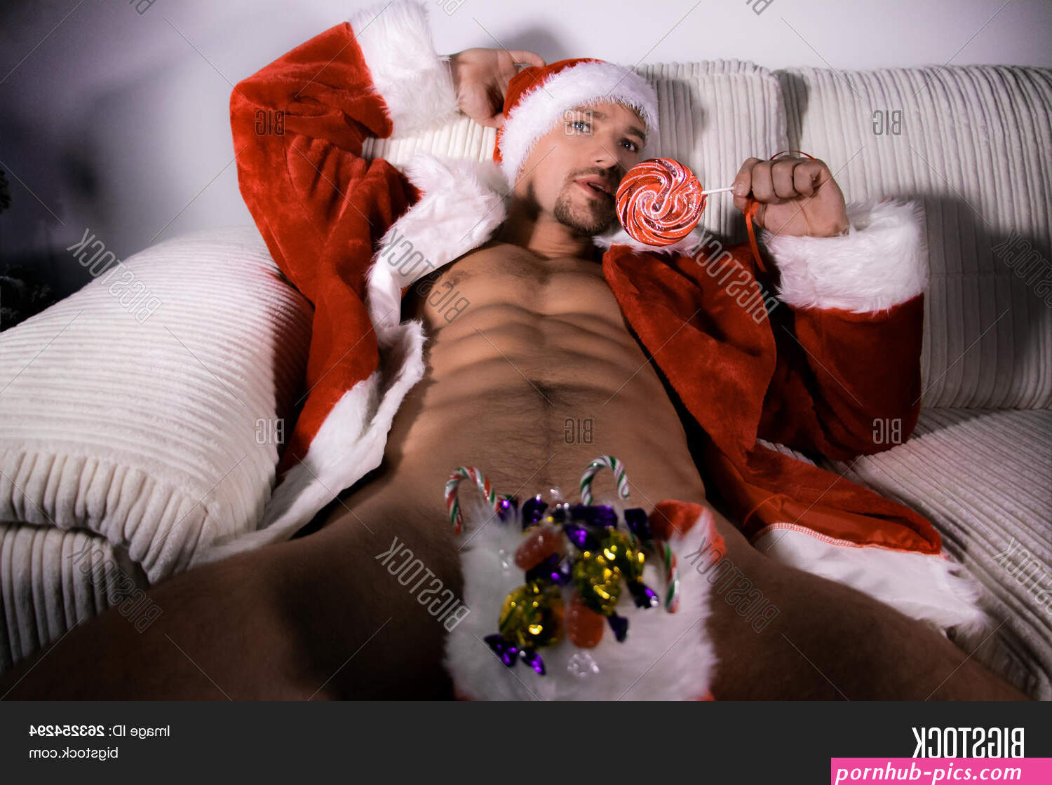 naked santa