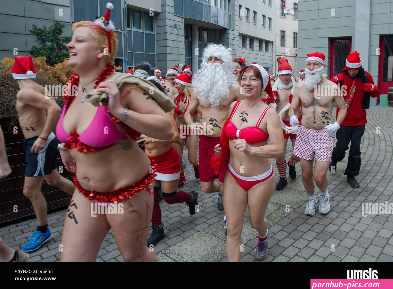 naked santa