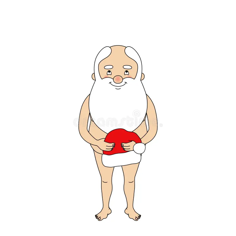 naked santa