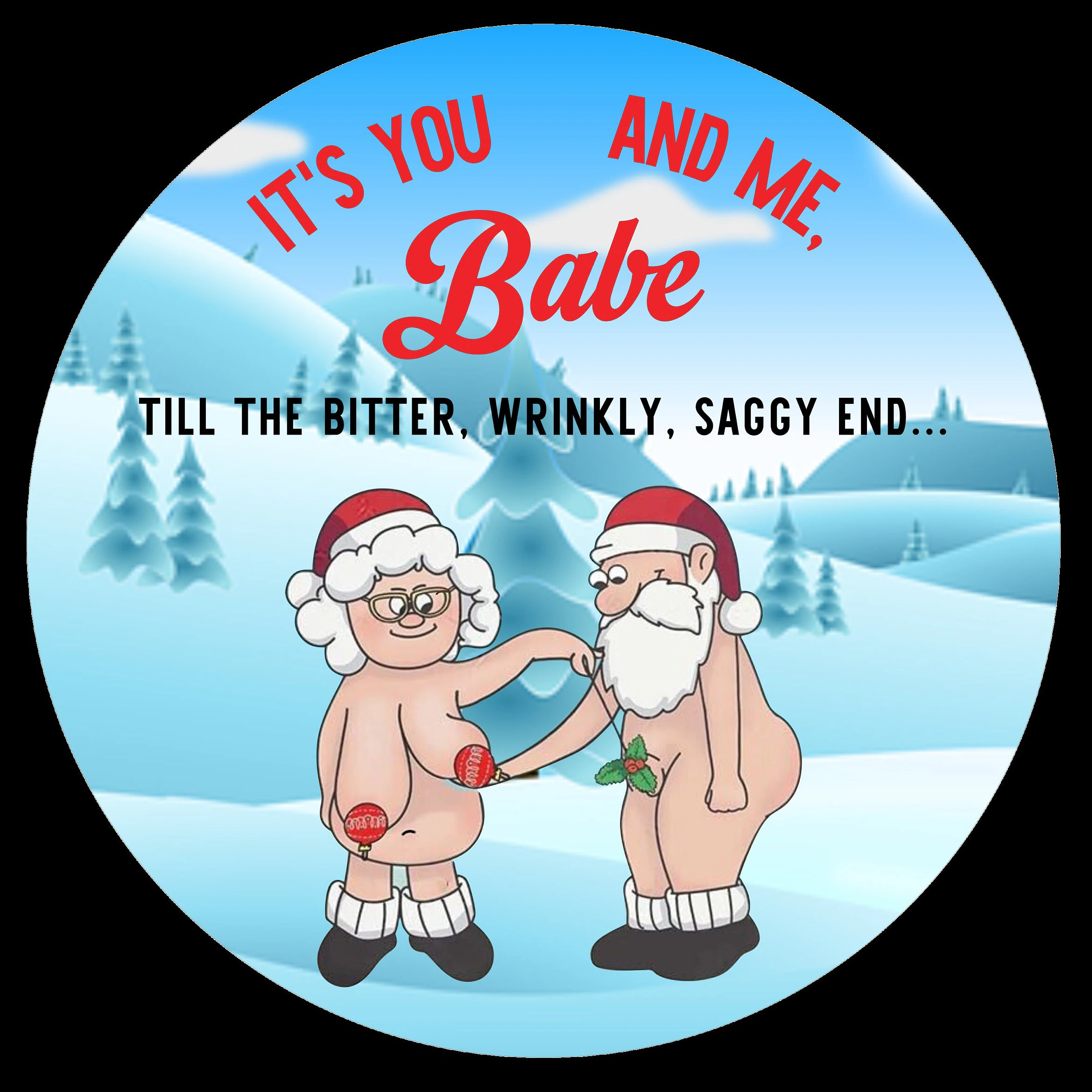 naked santa