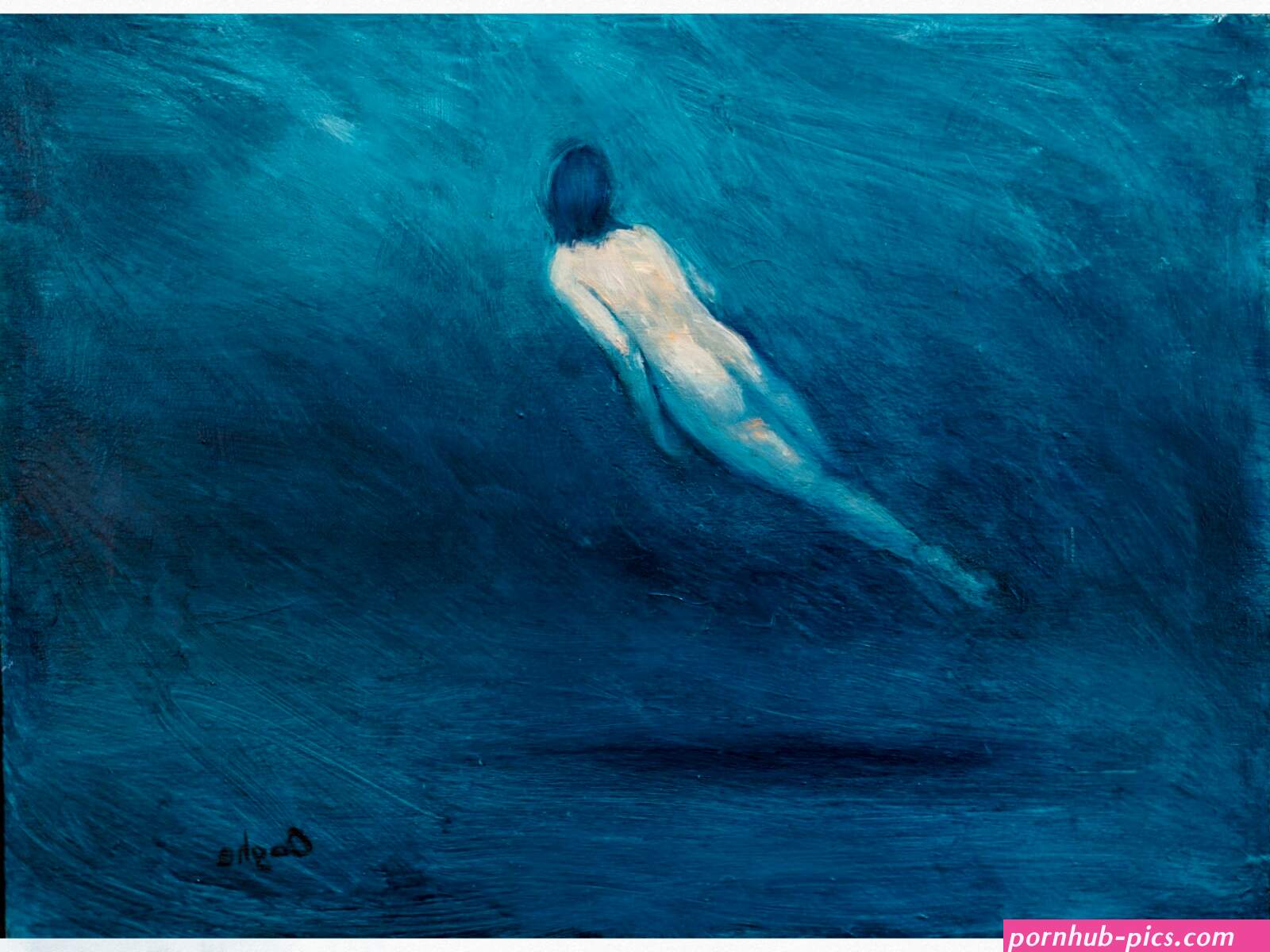 diver nude