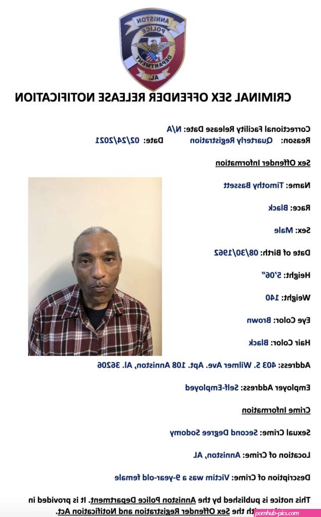 sex offender registry alabama