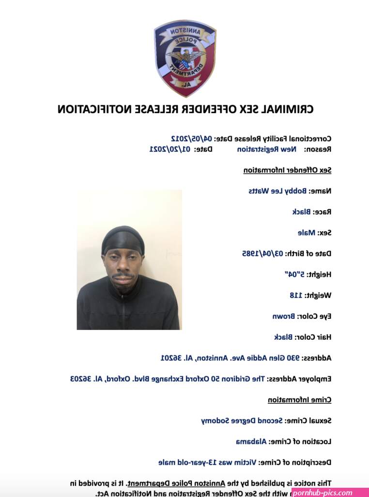 sex offender registry alabama