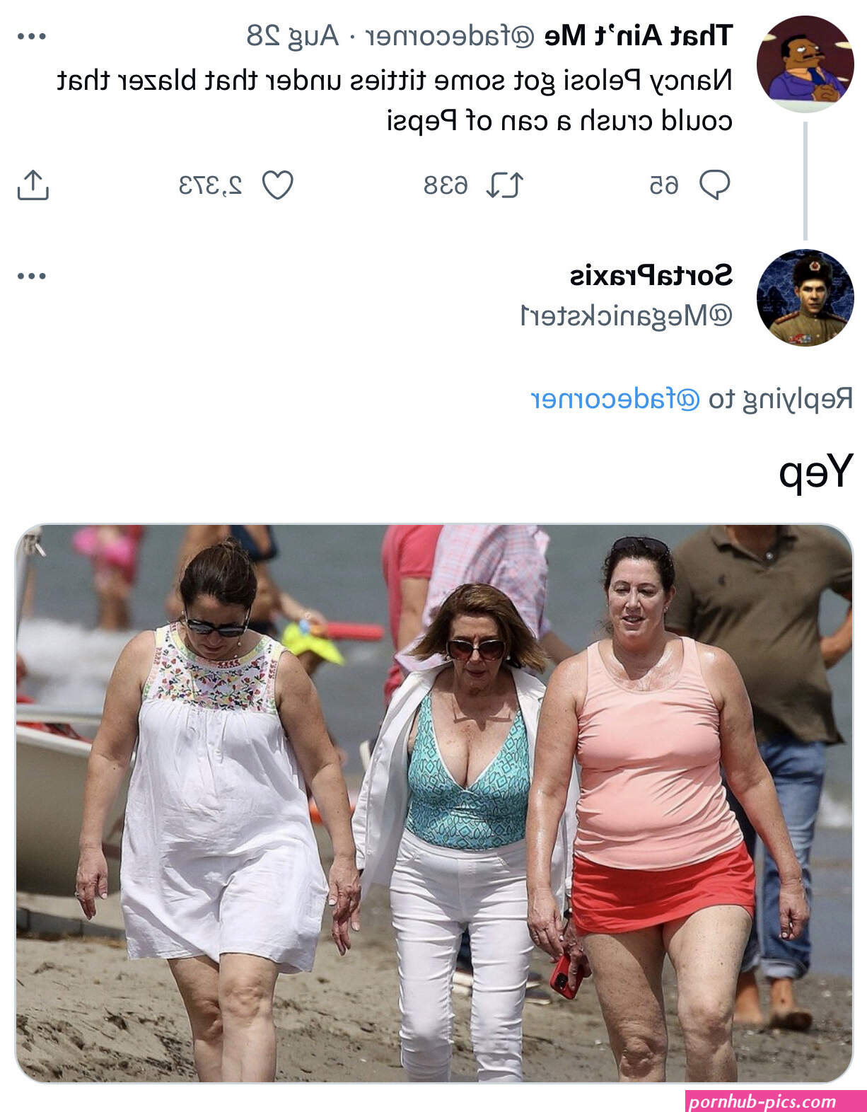 nancy pelosi tits