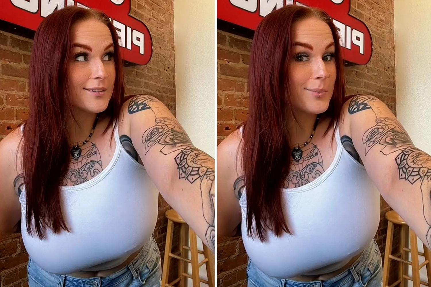 redhead big boobs