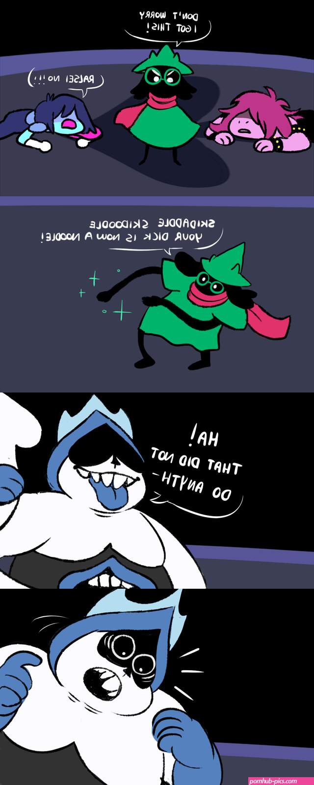 your dick is now a noodle