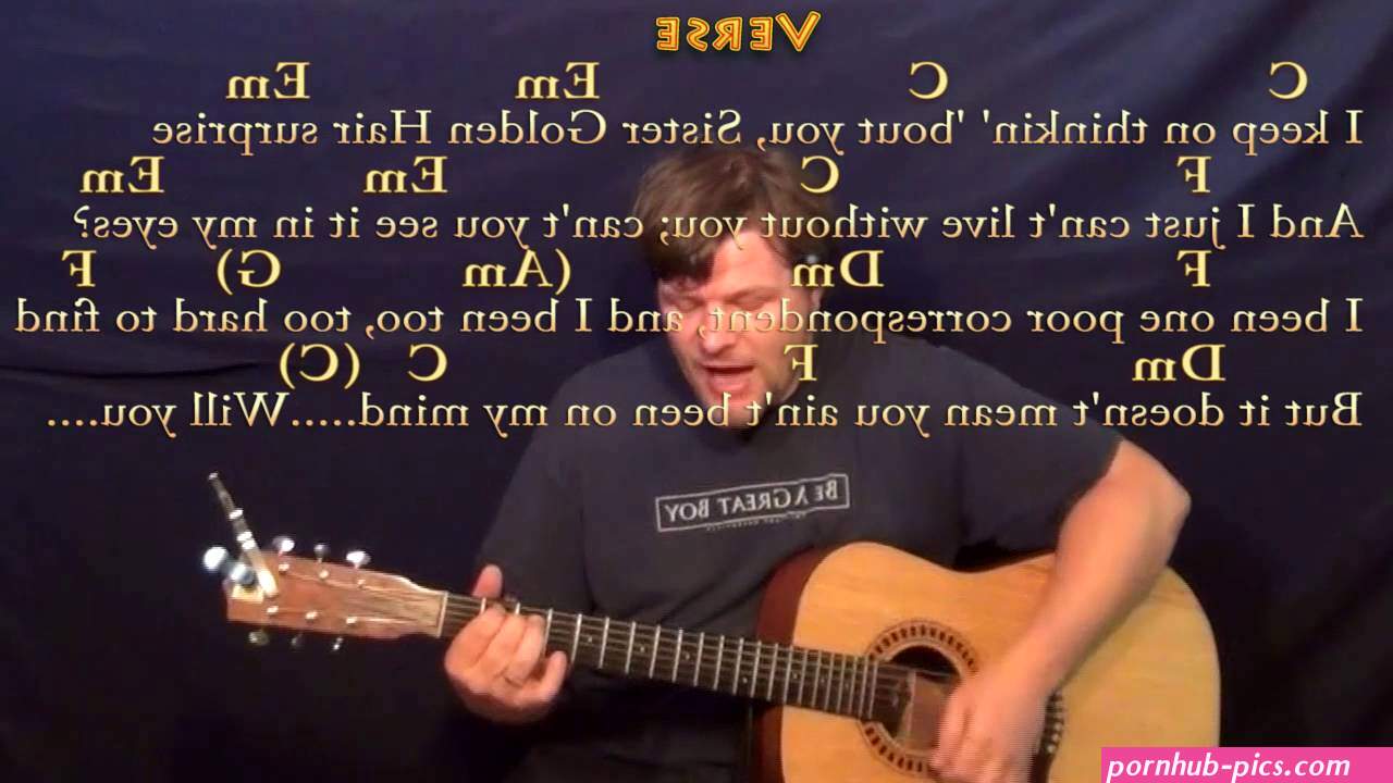 chords to sister golden hair