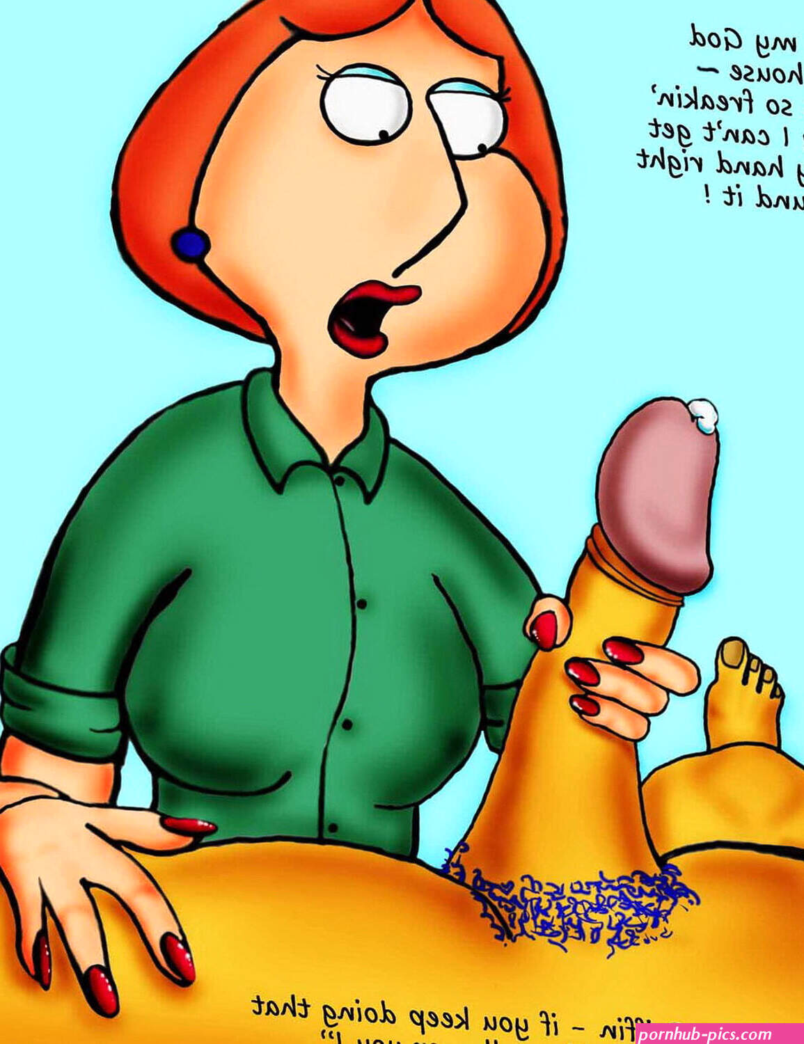 hand job cartoons