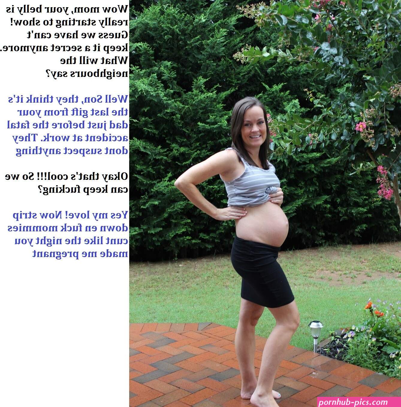 son inpregnates mom