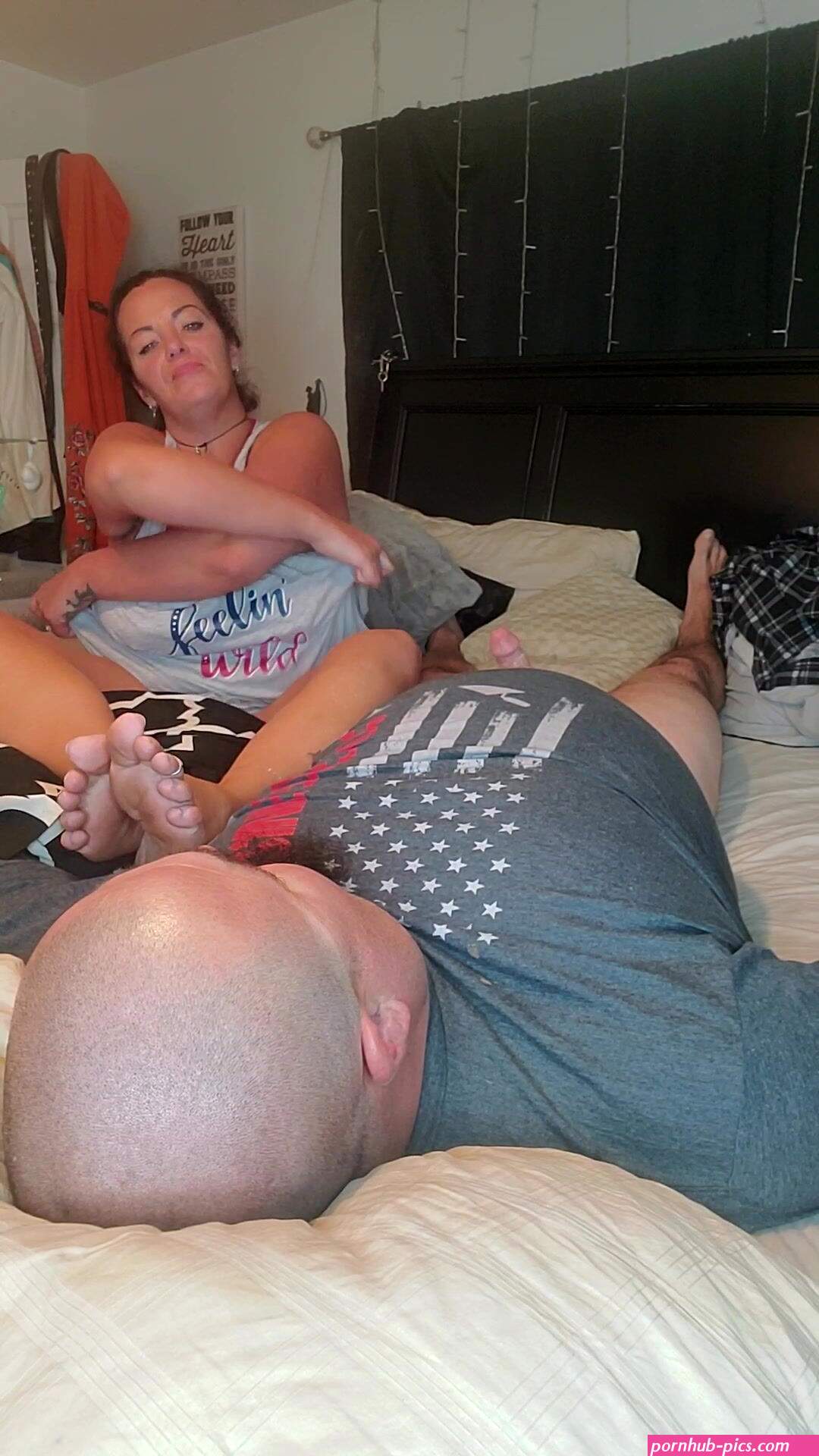 tickling handjob