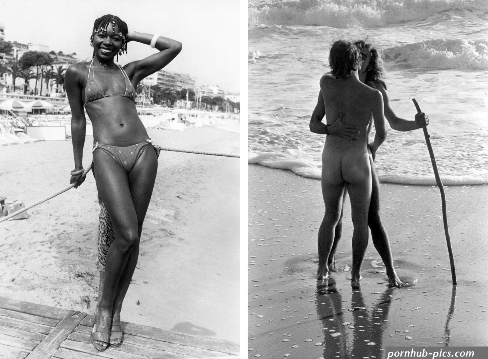 women nude at beach