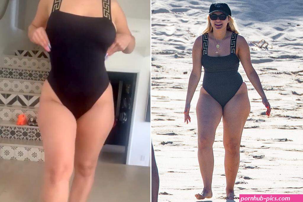 Bebe Rexha shows off curves in Versace swimsuit, slams paparazzi pics
