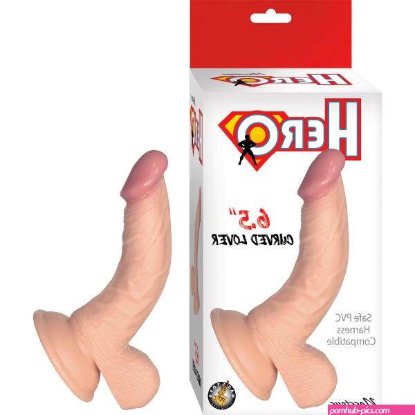 Hero 6.5in Curved Lover Dildo