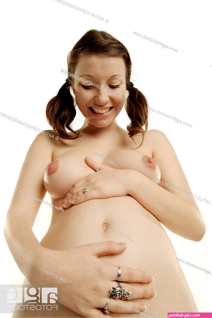 Young woman, naked, pregnant and happy, Stock Photo, Picture And Rights Managed Image. Pic. IBR-2219297 | agefotostock