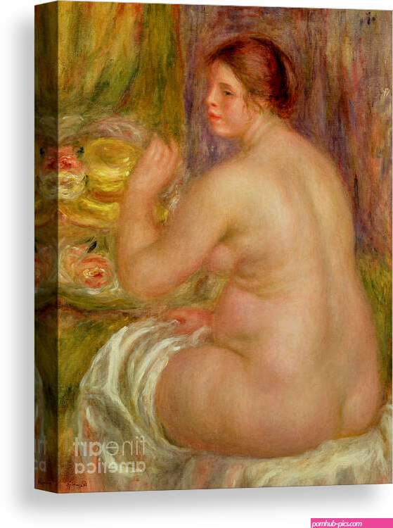 Seated Nude, the Pregnant Woman Canvas Print / Canvas Art by Pierre Auguste Renoir