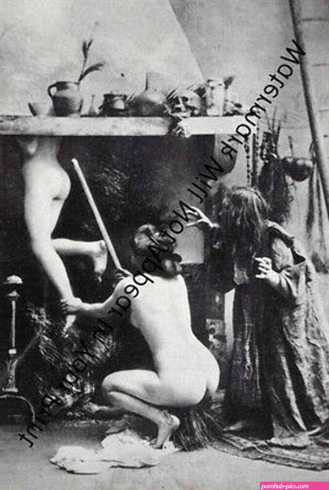 Amazon.com: WarriorJohn ODD Bizarre Strange Weird Creepy Crazy Freaky Nude Witches Ritual Vintage PIC: Posters & Prints
