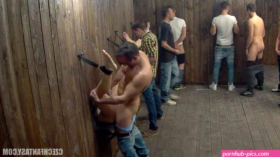 Czech glory hole fucking with helpless women that beg for mercy