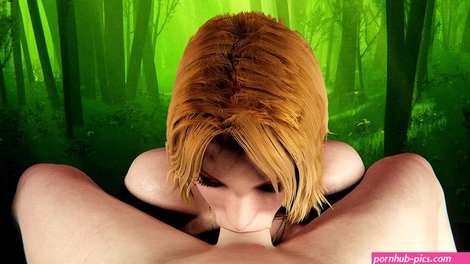3D Porn Nsfw Intense Blowjob in the Forest Deep Throat Sucking Huge Cock Thethiccart | xHamster