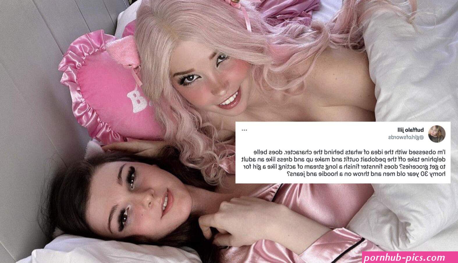 Finn and Belle Delphine Collaboration | Know Your Meme