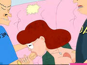 Daria pleases Beavis and Butt-head at cartoonvideos24/7.com