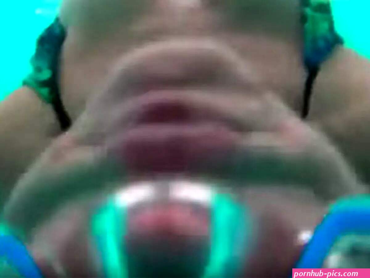 Bikini babe's underwater exercise video leads to accidental nip slip on camera