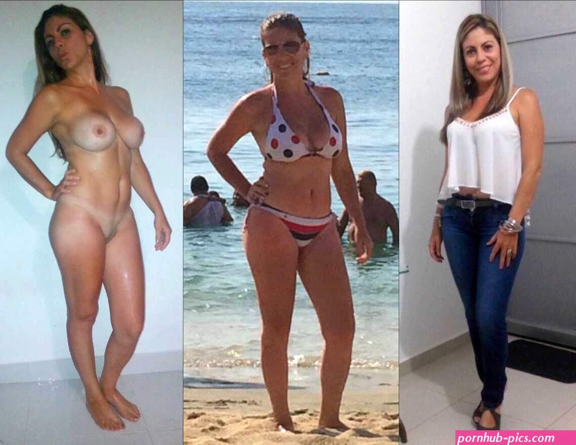 Clothed and Nude Porn Pic