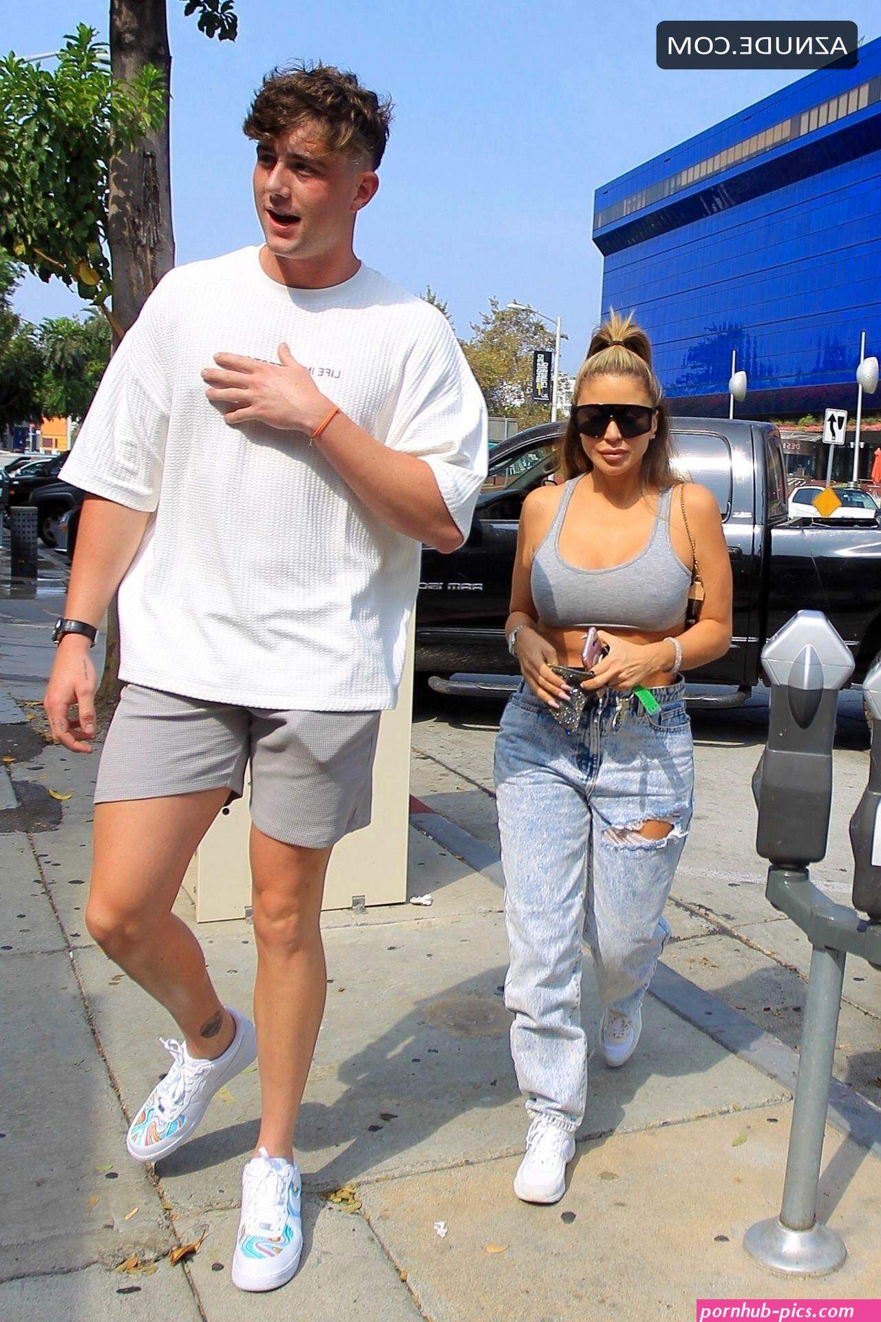 Larsa Pippen and Harry Jowsey having lunch at Zinque in West Hollywood