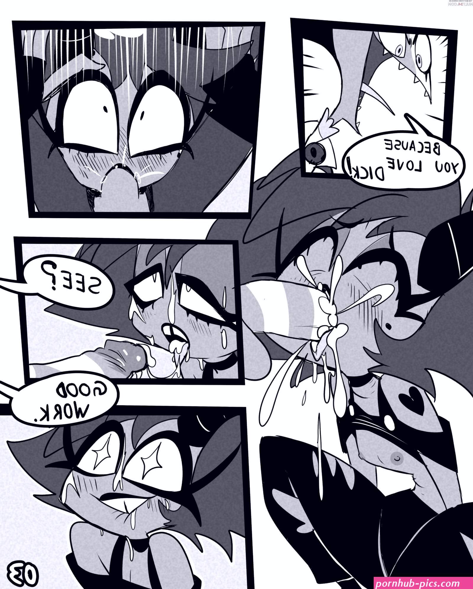 Helluva Boss sketch porn comic