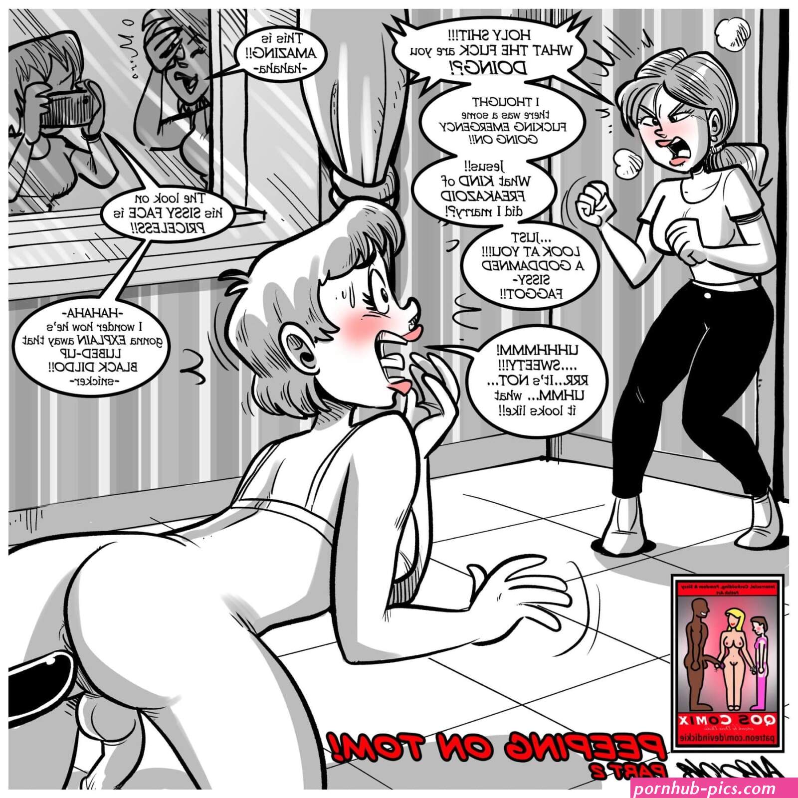 Peeping on Tom by Devin Dickie | 18+ Porn Comics