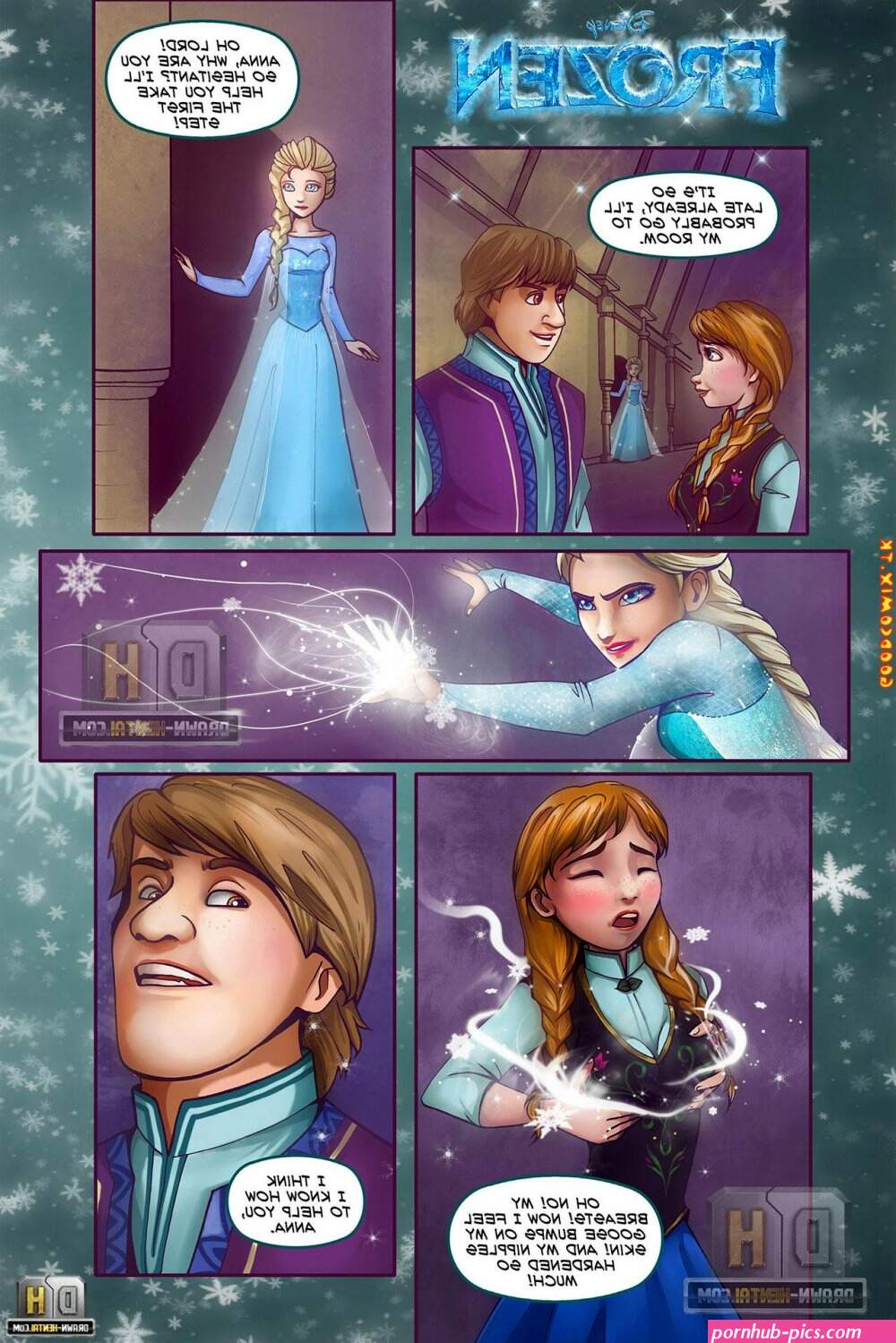 Frozen porn comic