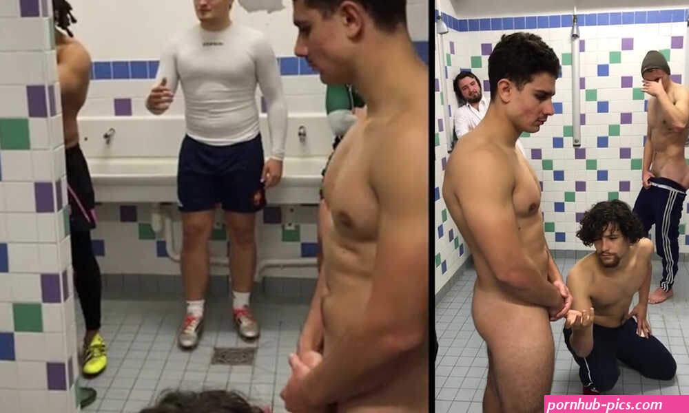 Guys naked in locker room for mannequin challenge
