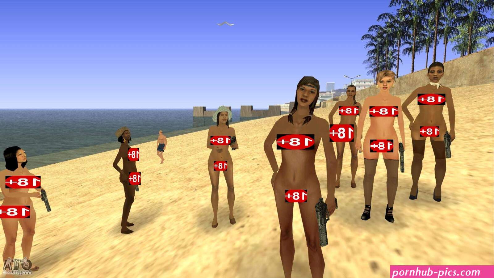 Nude Girls Peds Mod Pack (Naked Woman) for GTA San Andreas