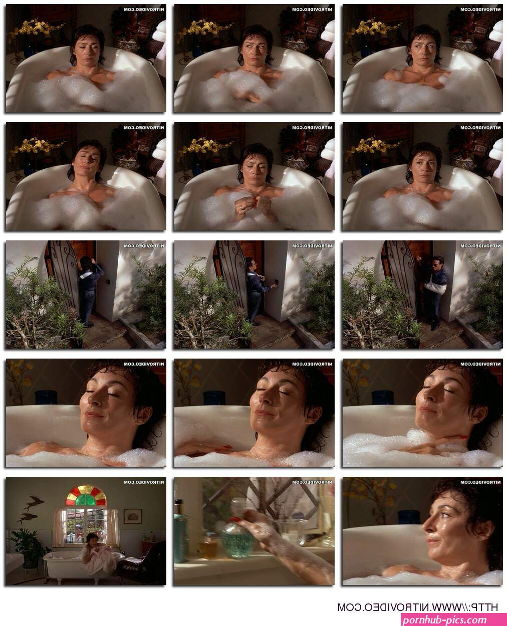 Anjelica Huston Nude in The Perez Family