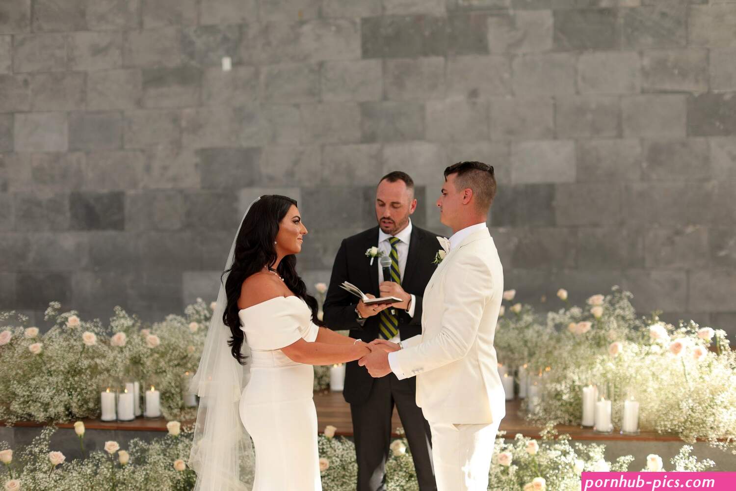 Getting the bride naked