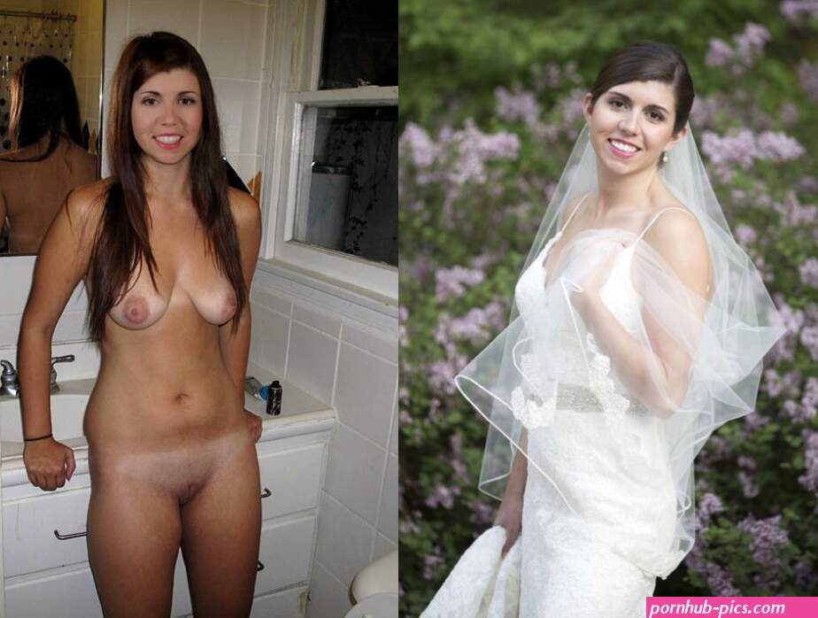 naked bride before after pic